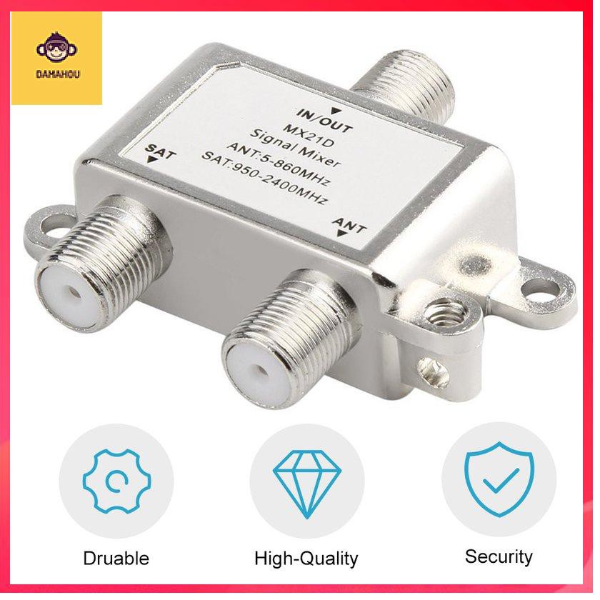 Bộ chia tín hiệu truyền hình 2 chiều Bộ chia tín hiệu truyền hình cáp Bộ trộn tín hiệu SAT / ANT Diplexer