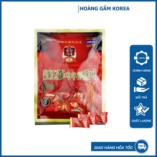 Kẹo Sâm cứng Vitamin Hàn Quốc 200gr