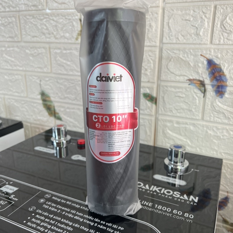 [CHÍNH HÃNG ] LÕI LỌC NƯỚC 123 CERAMIC-CTO-OCB ĐẠI VIỆT DÙNG CHO DAIKIOSAN MAKANO