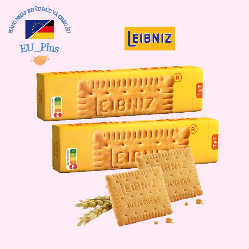 Bánh quy bơ Leibniz Đức gói 200g bơ tự nhiên và dầu hướng dương