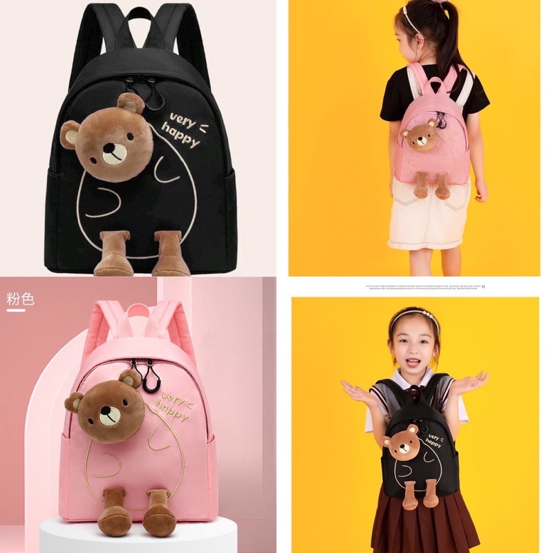 Balo Gấu cho bé hàng sẵn