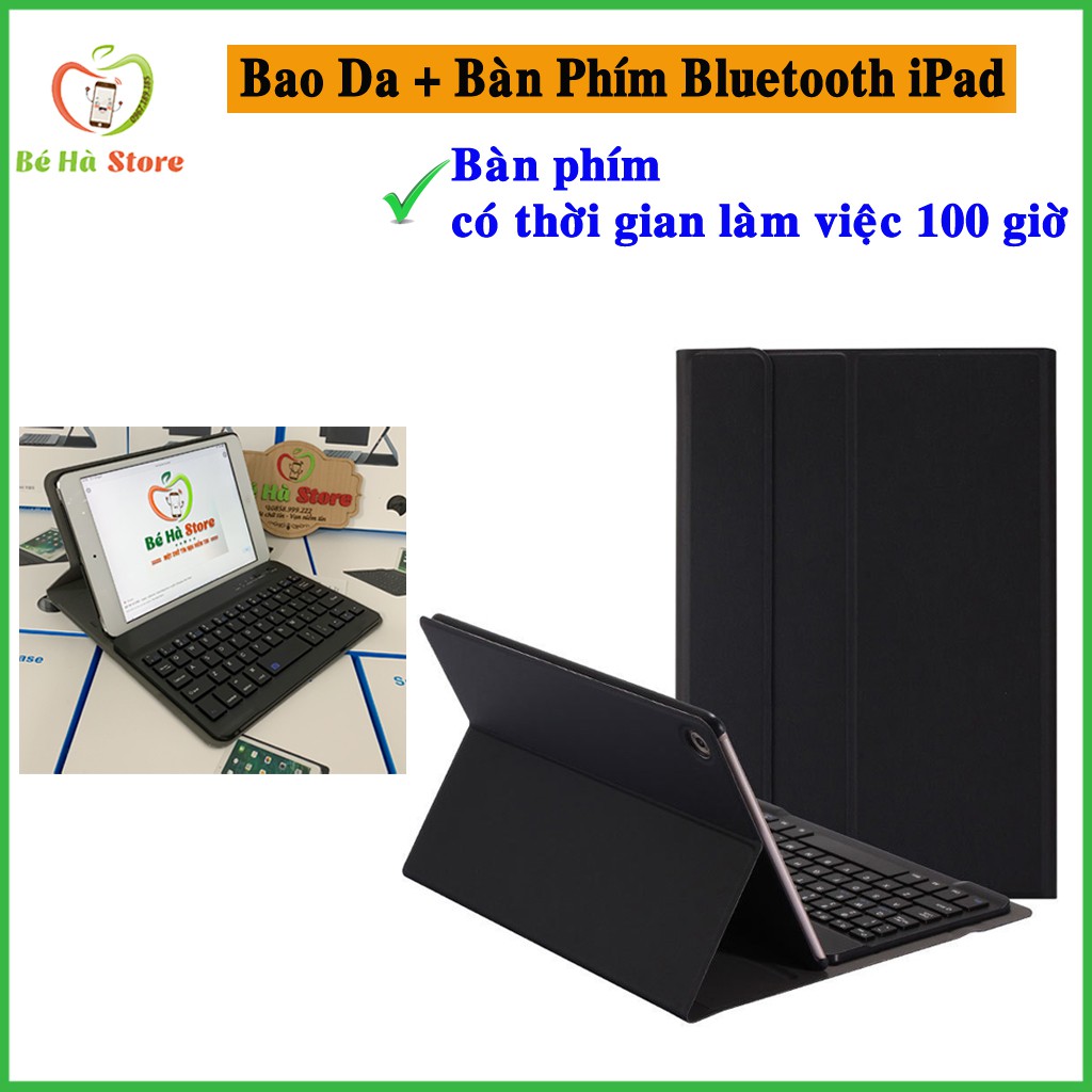 Bao Da Bàn Phím Bluetooth 3.0 ABS Không Dây - iPad Mini 1/2/3, iPad 2019 10.2, iPad Pro 10.5, iPad Air 10.5