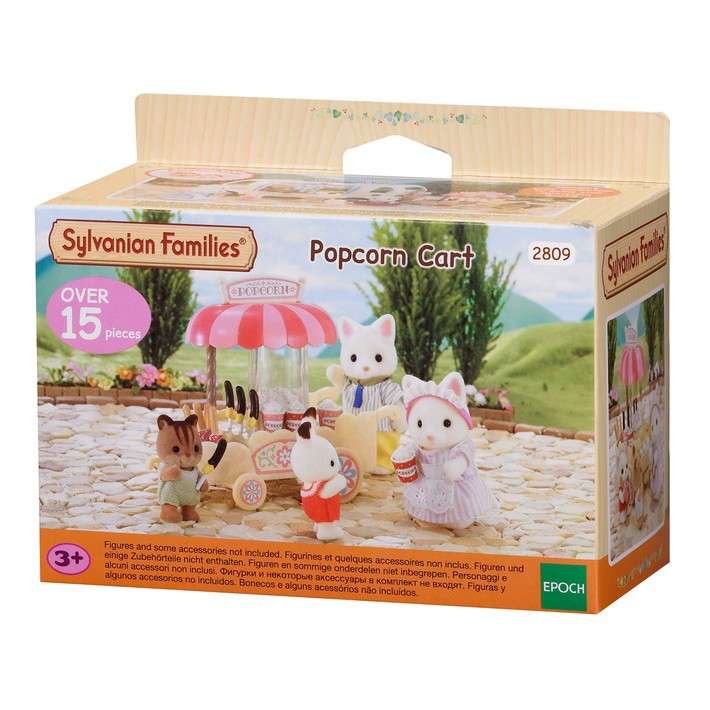 Sylvanian Families Xe Bán Bắp Rang Popcorn Cart