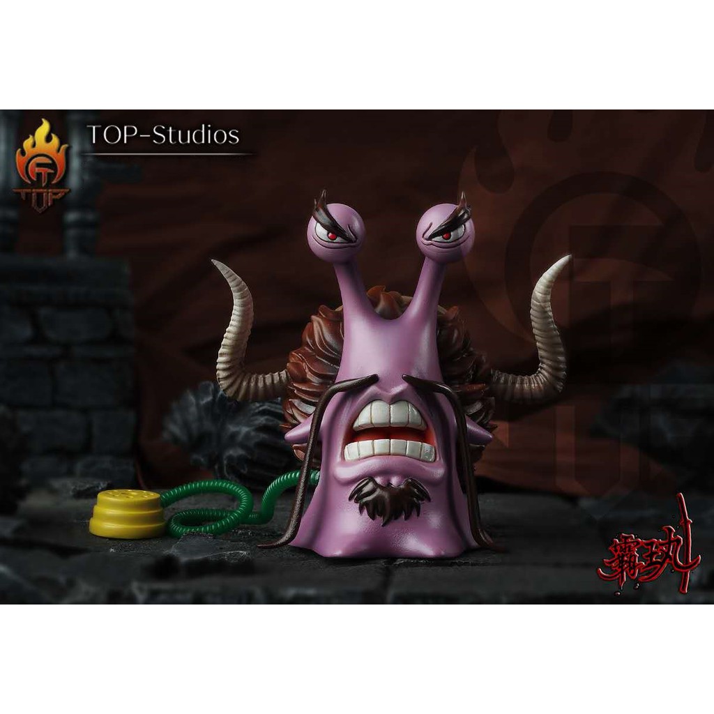 Mô hình One Piece chính hãng - Den Den Mushi Kaido, Shank Top Studio
