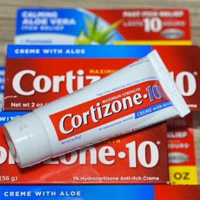 Kem Bôi Giảm Viêm Ngứa,Dị Ứng Da Cortizone 10 Maximum Strength 56g