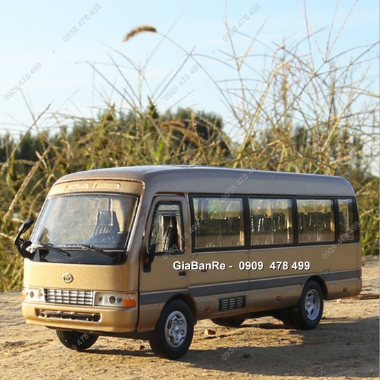 Xe Mô Hình Kim Loại Bus Toyota Coaster dài 20cm - Tỉ Lệ 1:32 - Shenghui - 7659.1