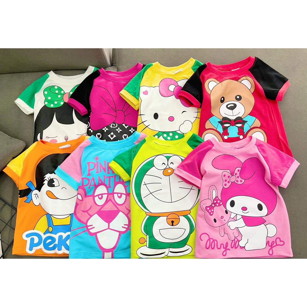 Đầm cho bé gái, set bé gái đầm rời có quần trong chất thun lạnh 3D chính phẩm dày dặn co giãn thoáng mát 9-40kg Tomkids