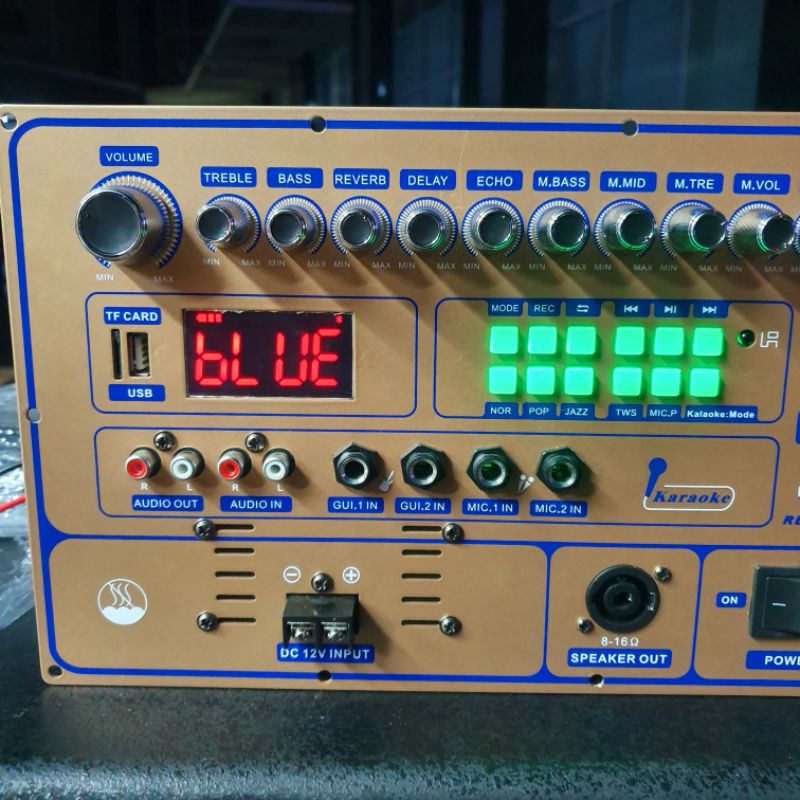 SIÊU PHẨM MẠCH LOA KÉO 2 KÊNH LR ECHO REVERB CÓ TIẾNG MID NGUỒN 36V ĐÔI ĐÁNH COIL 65 76 EQ MODE HAY