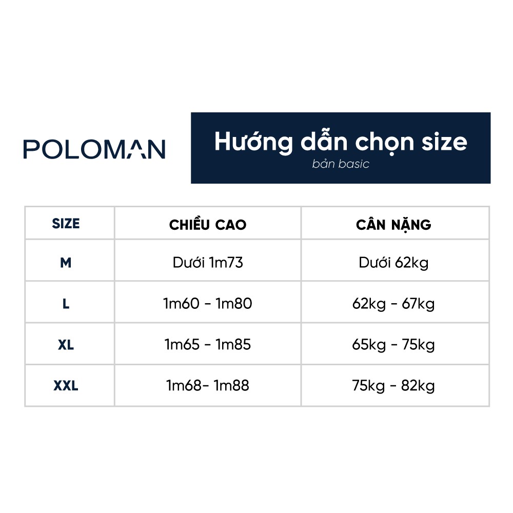 Áo thun POLO nam cổ bẻ BASIC vải cá sấu Cotton xuất xịn, chuẩn đẹp, màu Vàng - POLOMAN | BigBuy360 - bigbuy360.vn