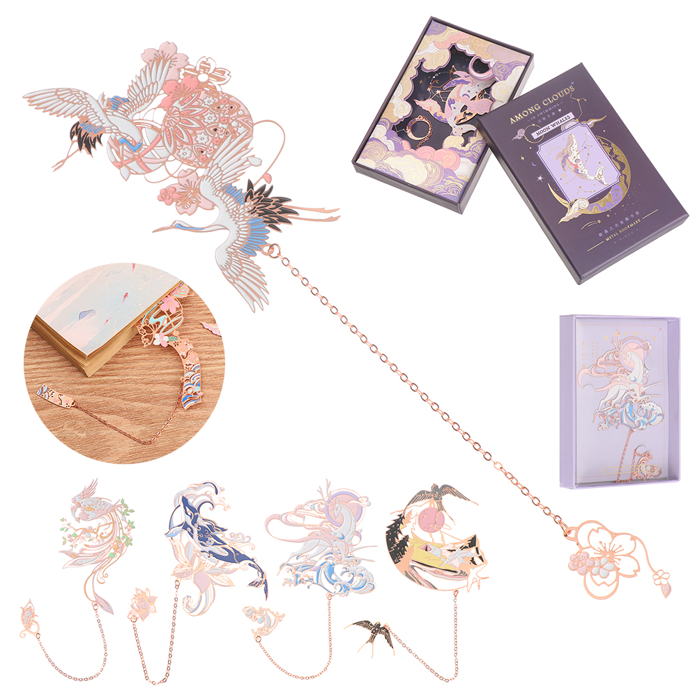 Kẹp Sách Kim Loại Phối Tua Rua Phong Cách Trung Hoa Cổ Điển