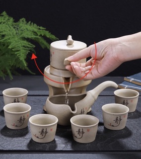Bộ Ấm Chén Cối Xay