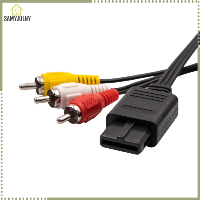 Dây Cáp Âm Thanh / Hình Ảnh Dài 1.8m Cho Máy Chơi Game Nintendo 64 Audio Tv Av Sang Rca N64 Snes