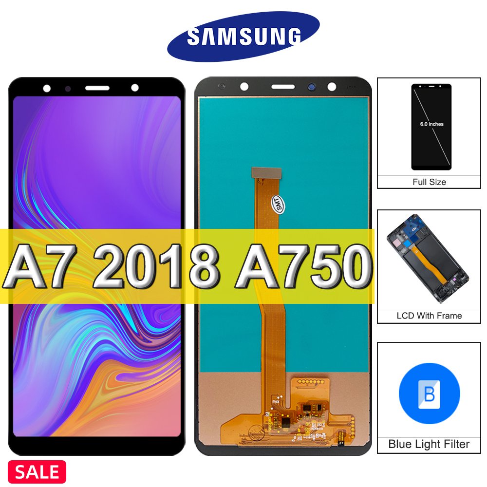 Màn Hình TFT A750 LCD Cảm Ứng Thay Thế Cho Samsung Galaxy A7 2018 LCD SM-A750F A750F A750