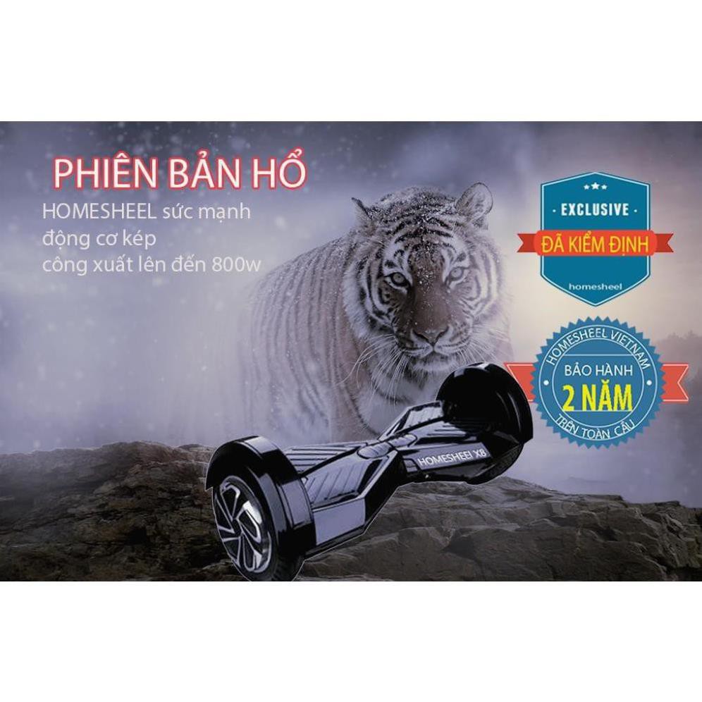 XE ĐIỆN CÂN BẰNG HOMESHEEL X8 Phiên bản hổ USA Bảo hành chính hãng Homesheel