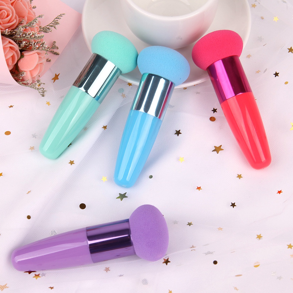 [Hàng mới về] Mút tán trang điểm có tay cầm tiện dụng