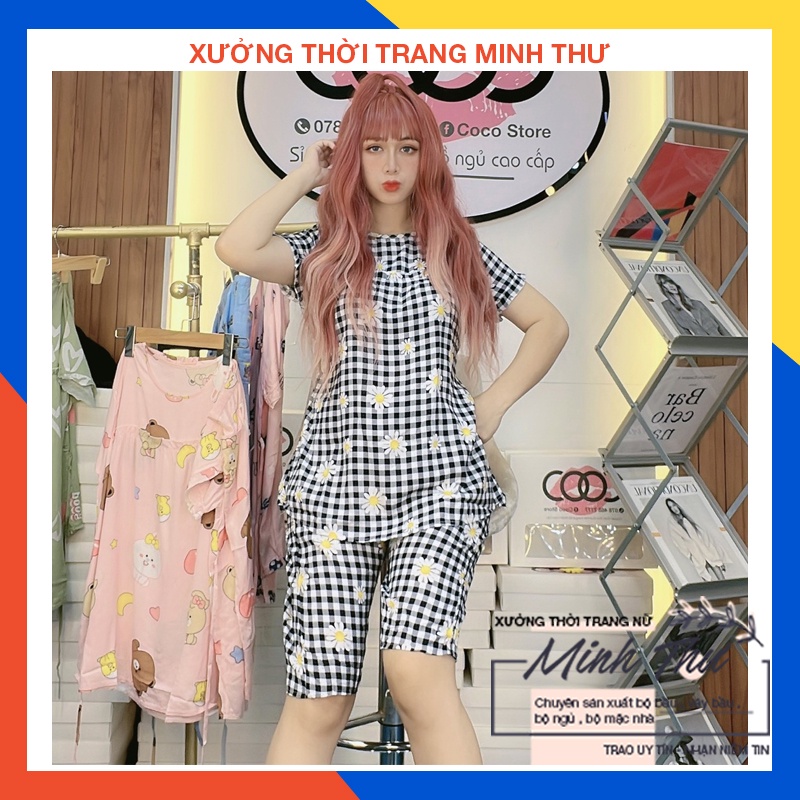 Bộ bầu - bộ mặc nhà - chất liệu lanh lụa - kiểu mới thời trang ( Bộ bầu lanh lửng )