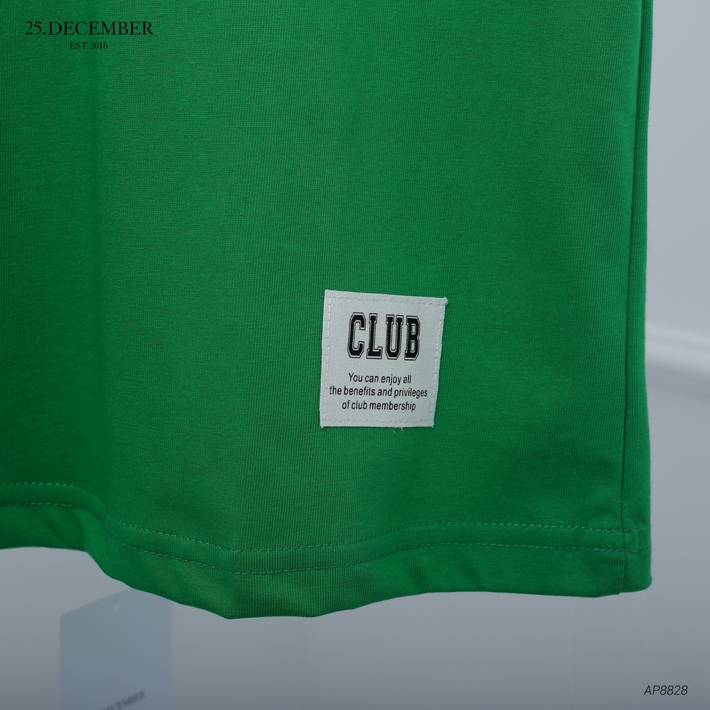 Áo phông chất cotton, họa tiết chữ Hero - 25.December AP8828