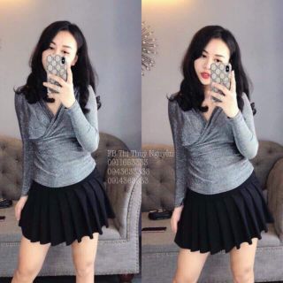 Áo Nhũ chéo ngực