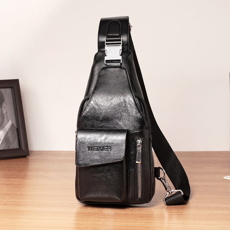 Túi đeo chéo cao cấp da bền nhiều ngăn thời trang tiện lợi kích thước phù hợp mọi nhu cầu EMI BE70