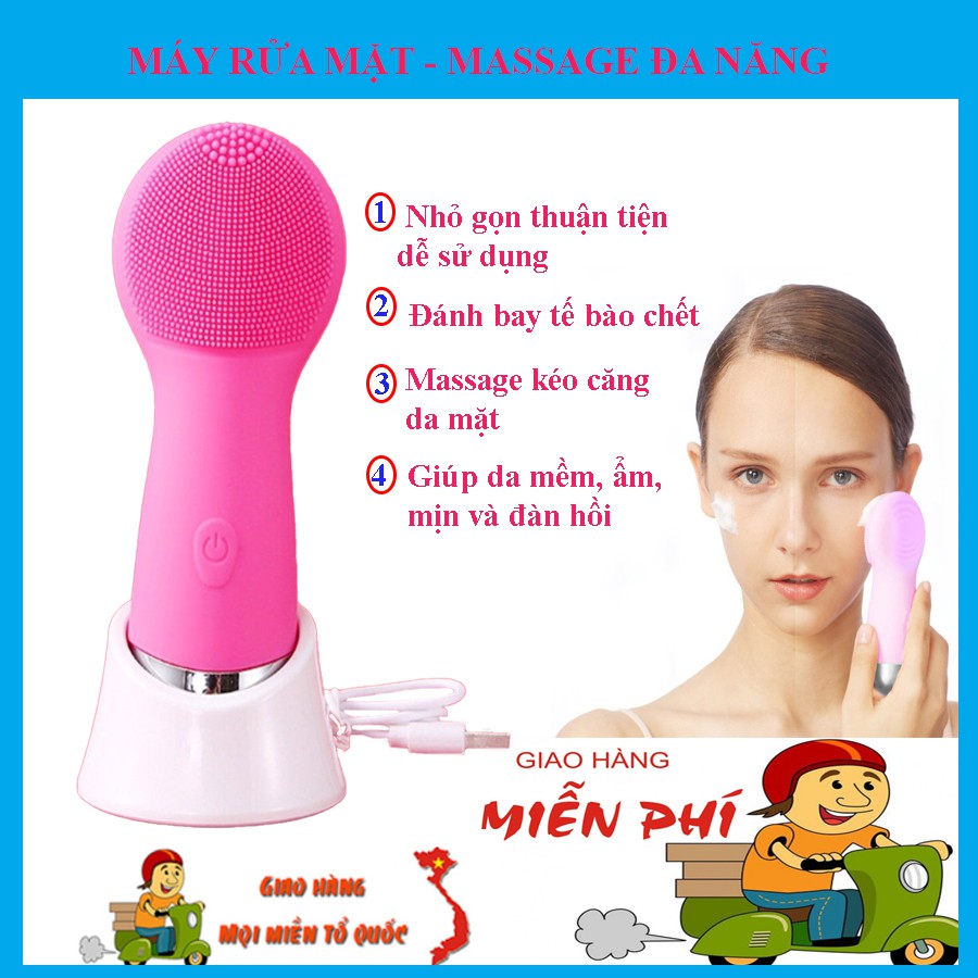 Máy Rửa Mặt, Máy Massage Mặt - Sạch Da, Ngăn Ngừa Mụn, Nâng Cơ, Chống Lão Hóa. Bảo Hành Uy Tín. Giảm Giá Hot. Mua Ngay!