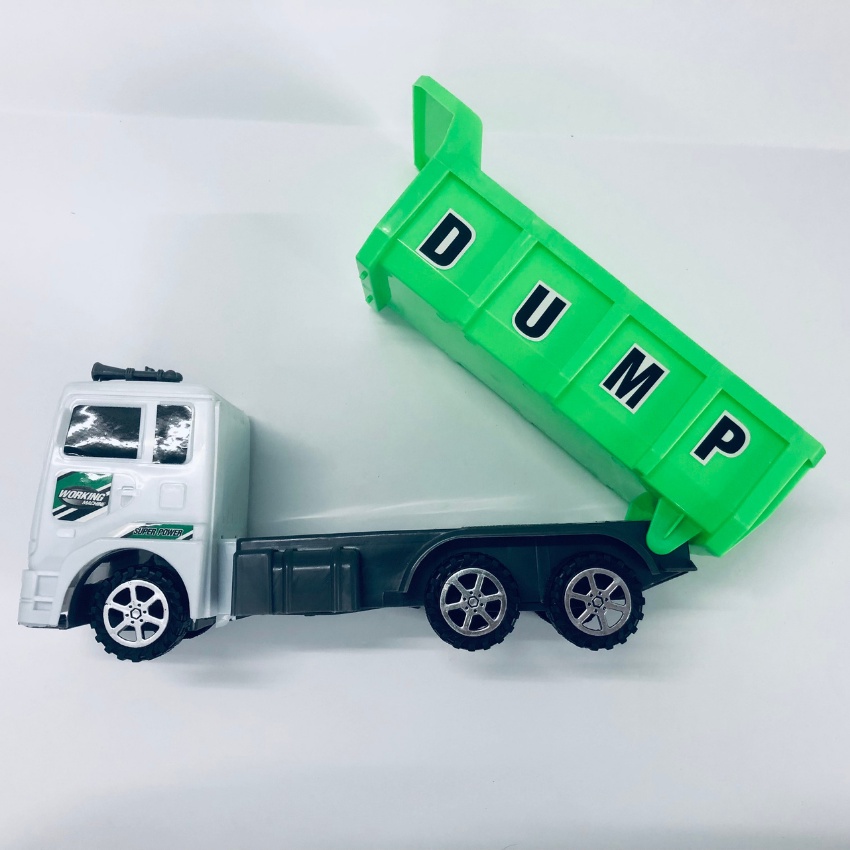 Ô tô đồ chơi xe tải DUMP cho bé, chất liệu nhựa ABS an toàn, bé thỏa sức chơi đùa