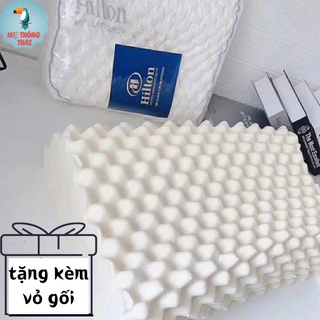 Gối cao su non hilton ⚡𝗰𝗵𝗶́𝗻𝗵 𝗵𝗮̃𝗻𝗴+𝗳𝗿𝗲𝗲𝘀𝗵𝗶𝗽⚡mềm mại không đau đầu,lưu thông máu não,dễ đi vào giấc ngủ🌈mẹ thông thái🌈