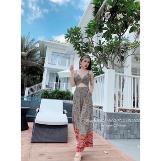 Bộ Jump Thổ Cẩm Đi Biển