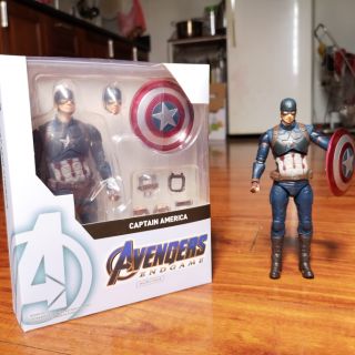 Mô hình nhân vật Captain America điều khiển đa khớp, thỏa sức sáng tạo tư thế