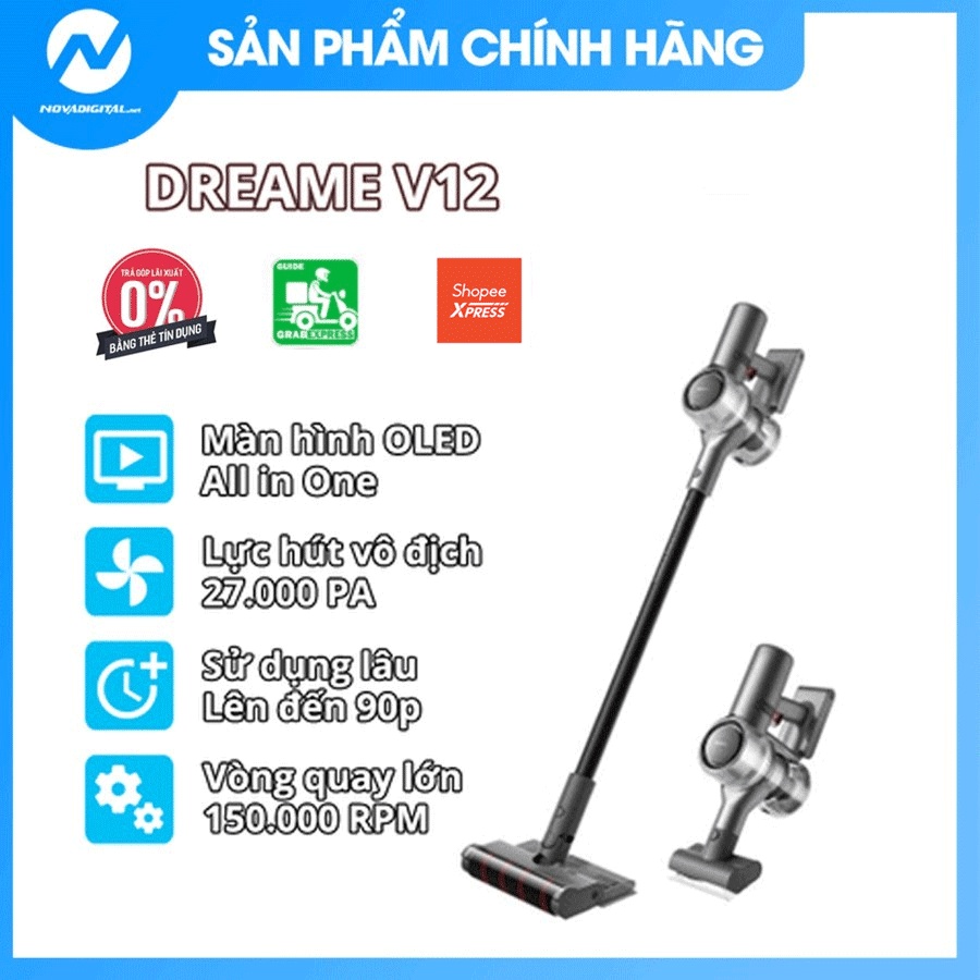 Máy hút bụi cầm tay không dây đa năng Xiaomi Dreame V12 / V11 / V10 /