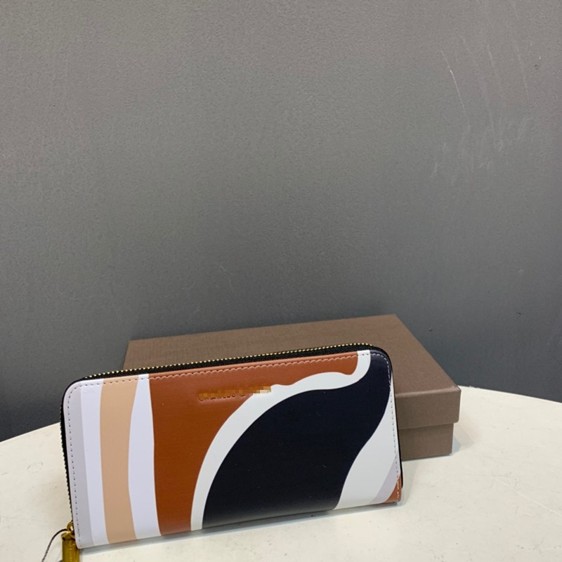 ☁❈Ví CNK 2021 CK Nhỏ Dáng Dài Họa Tiết Da Cá Sấu Có Khóa Kéo Cho Nữ CK6-10770419