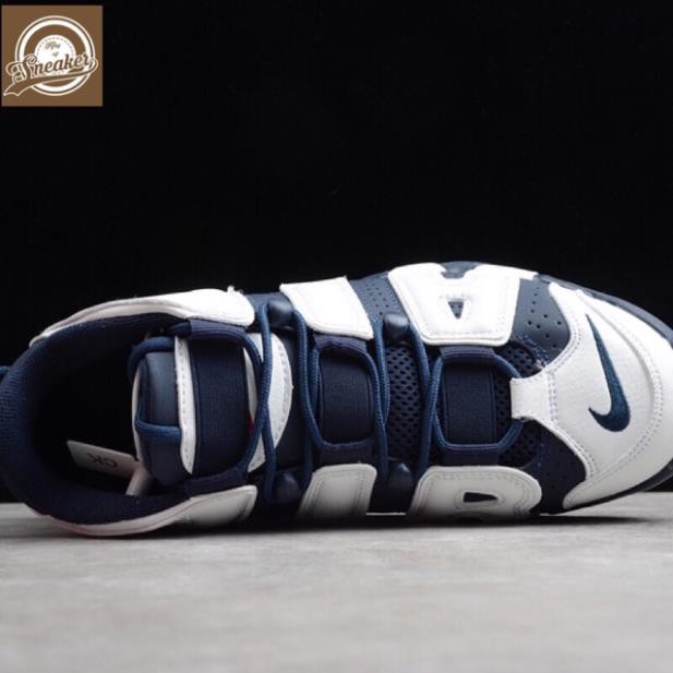 , Giầy thể thao AIR Uptempo olympics xanh chữ trắng thời trang ! ! [ HOT HIT ] RẺ VÔ ĐỊCH " ₁ . )