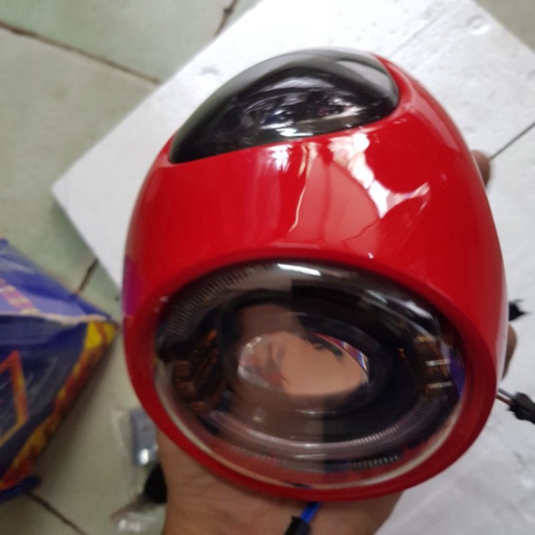 ĐẦU ĐÈN 48V 4 BÌNH XE ĐẠP ĐIỆN LED BÁO TỐC ĐỘ XE ĐIỆN GIA HUY