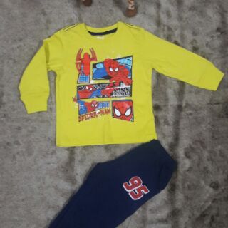 Sét 4 bộ thu đông cotton bé trai.