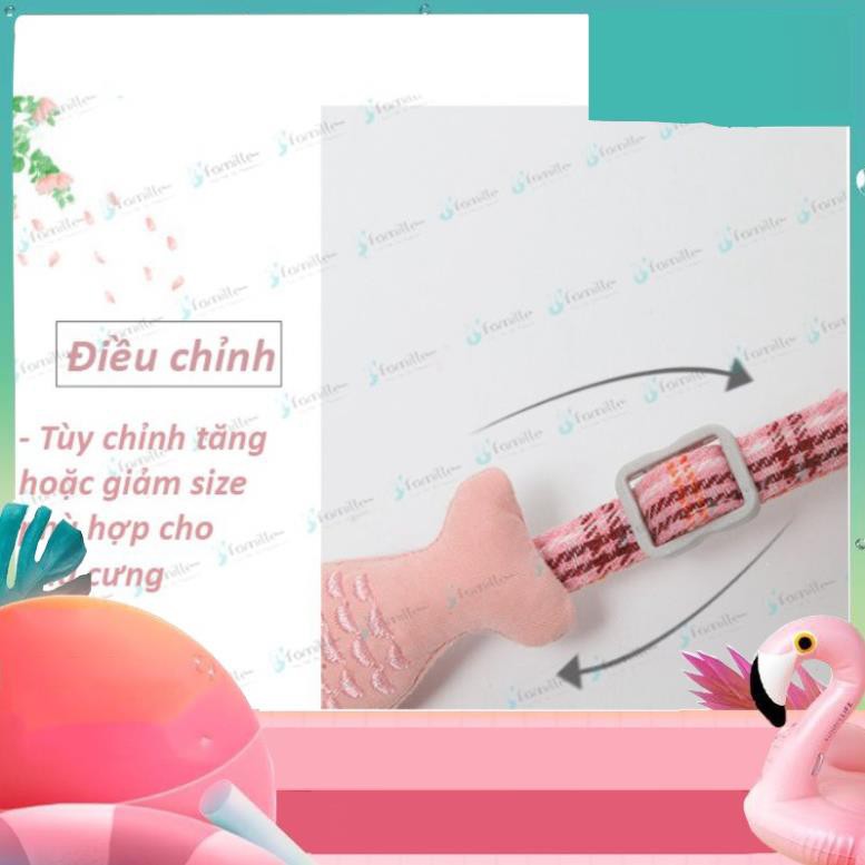 [LÀM ĐẸP]Vòng Cổ Gắn Cá, Dây Đeo Cho Mèo, Phong Cách Nhật Bản. Freesize. Sẵn 4 Màu Lựa Chọn. JFamille