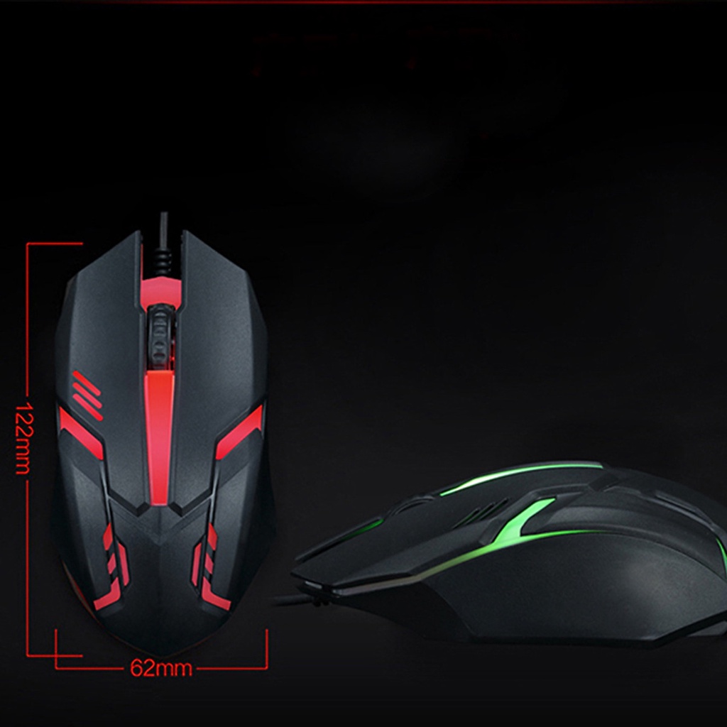 Chuột máy tính có dây chuyên game led 7 màu đầu căm USB làm việc văn phòng cho Laptop, PC