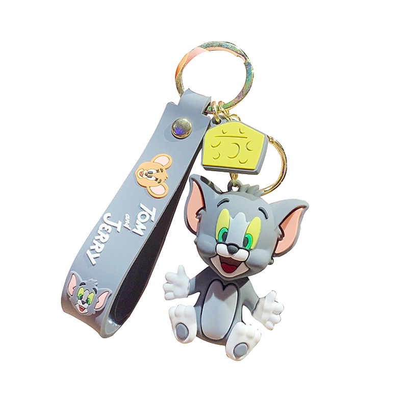 Móc Khóa Hình Tom Và Jerry Hoạt Hình Sáng Tạo