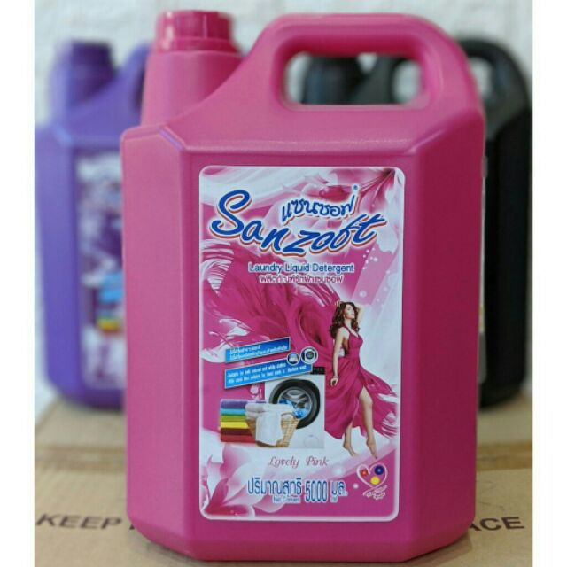 Nước giặt, xả thái lan, sanzoft 6 in 1