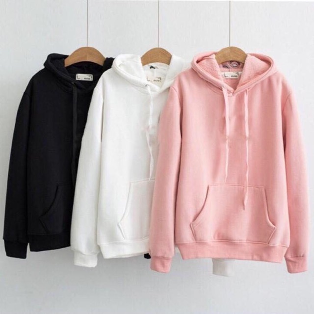 Áo hoodie cặp nam nữ mẫu trơn cực đẹp 🚚FREESHIP🚚áo hoodie freesize kèm ảnh thật | BigBuy360 - bigbuy360.vn