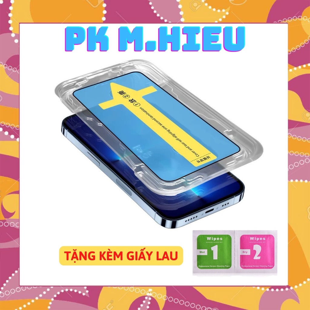 Kính cường lực iphone khung tự dán x/xr/xs/11/12/13/pro/max/plus/promax