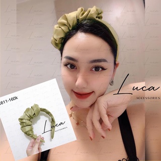 Bờm nhún Xanh Cốm / Băng đô Nhún, phụ kiện tóc giúp chị em khoe cá tính - Hari Korea Accessories