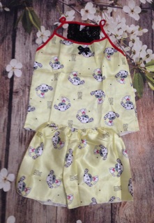 Bộ pijama phi bóng 2 dây