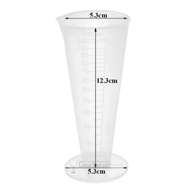Ca Đong Nhựa Tam Giác 100ml