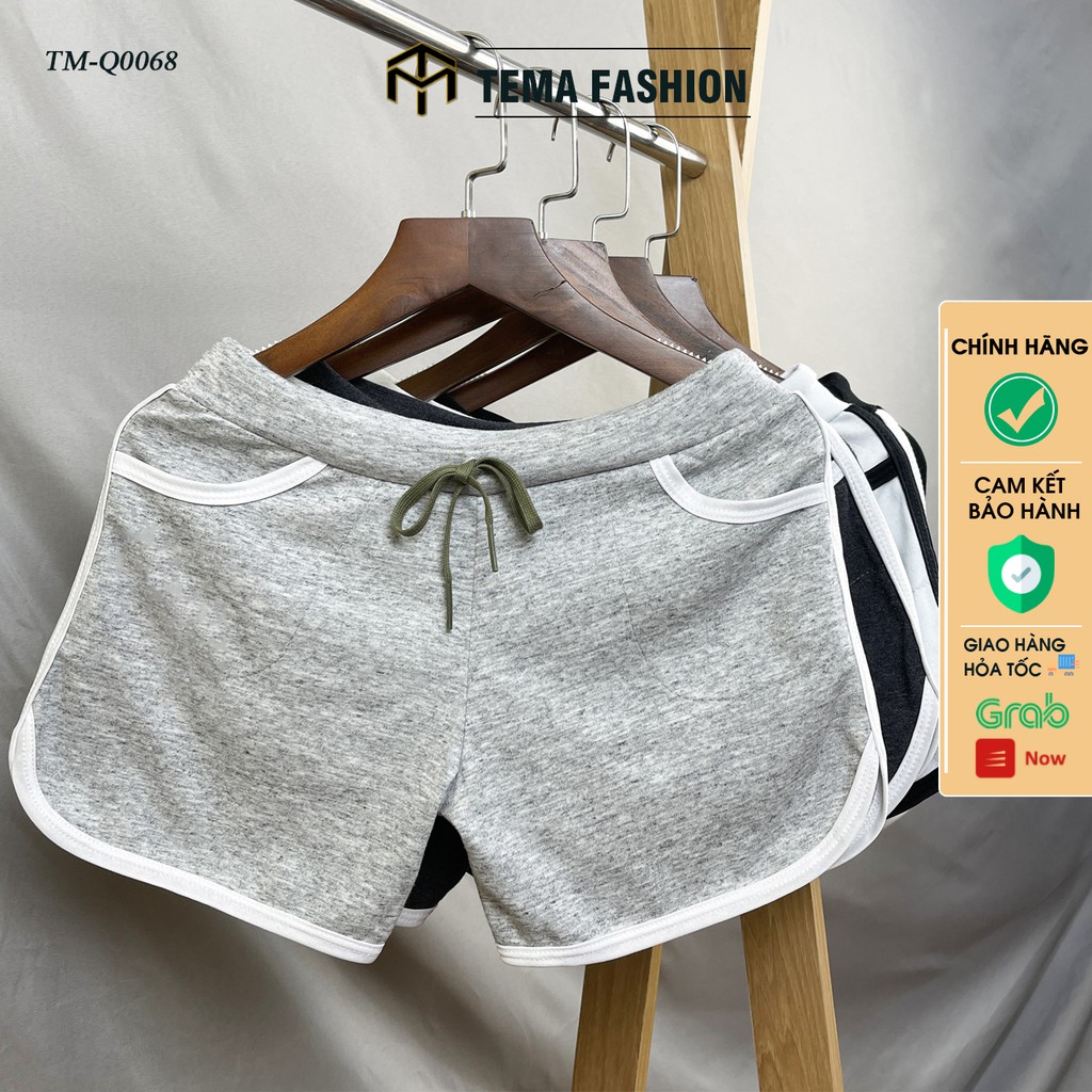 Quần đùi nữ MIA 1992 cao cấp - Quần short nữ basic thể thao kẻ viền bắt mắt chất Umi siêu thoáng mát