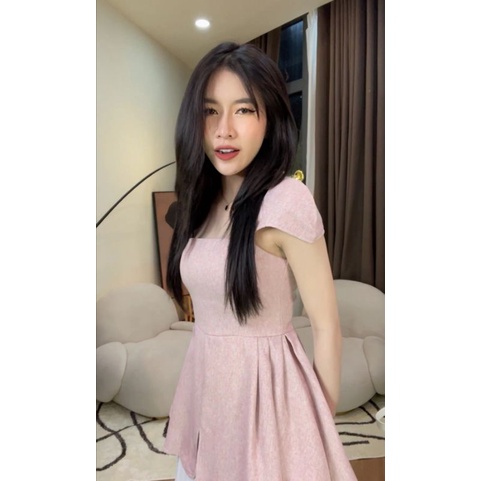 Set áo + chân váy xếp ly