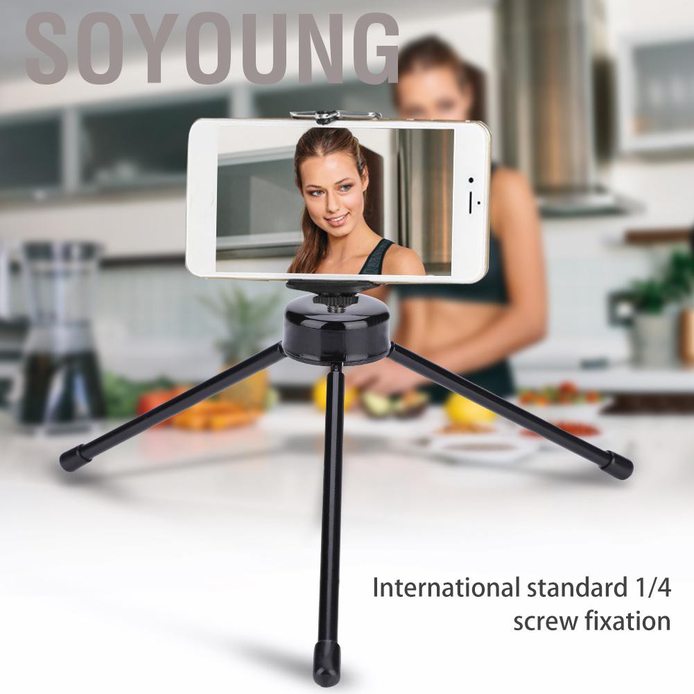 Chân Tripod Mini Bằng Kim Loại Dùng Để Chụp Hình Selfie