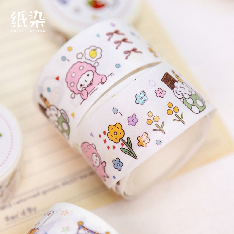 Annami Masking Tape Lovely Bear Washi Tape DIY Scrapbooking Decor Stationery