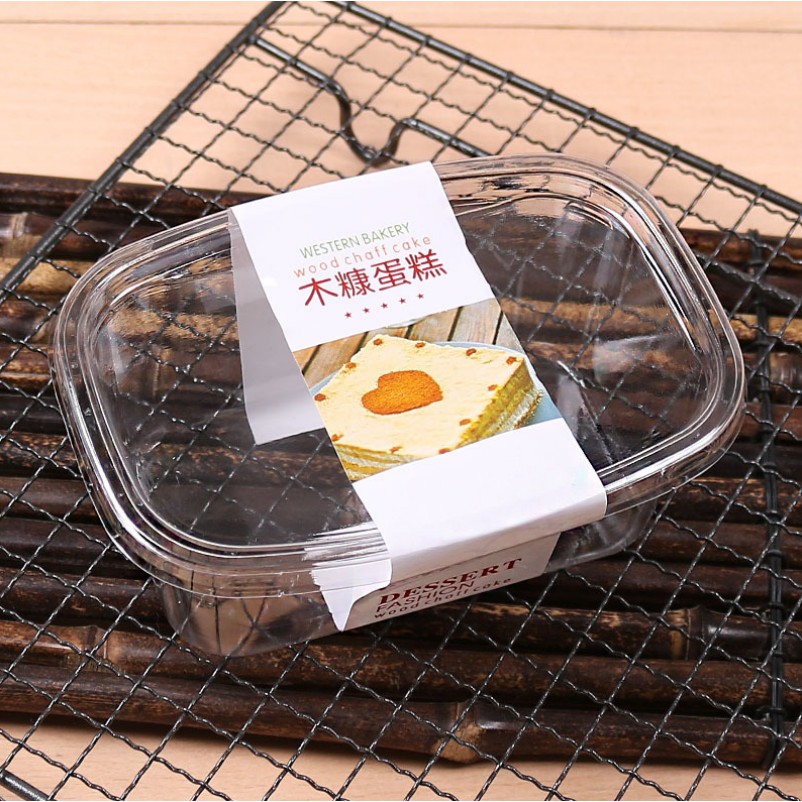 ❤🧡 Hộp nhựa pet hình chữ nhật XY092 (set 50 hộp)