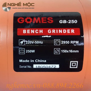 MÁY MÀI 2 ĐÁ GOMES GB 250