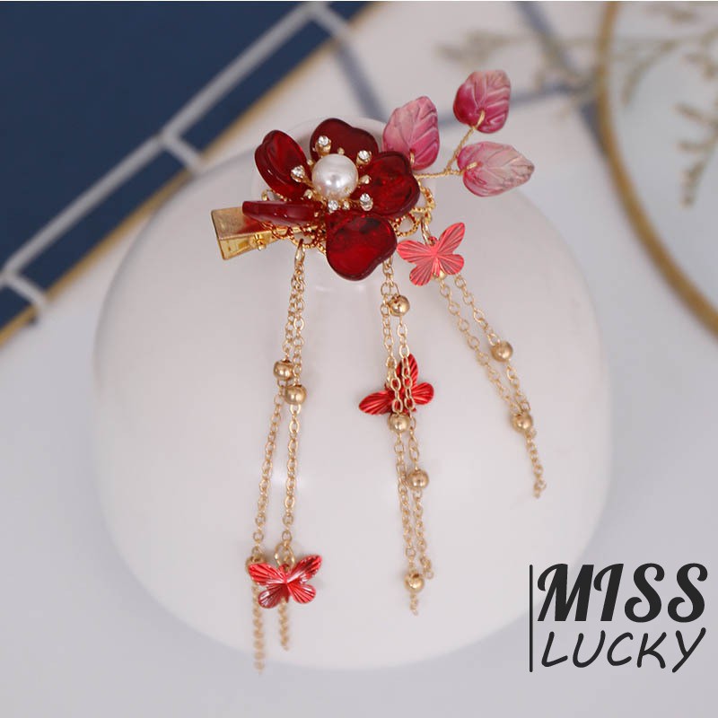 Cài tóc dạng vòng hoa thời trang thanh tú cho nữ