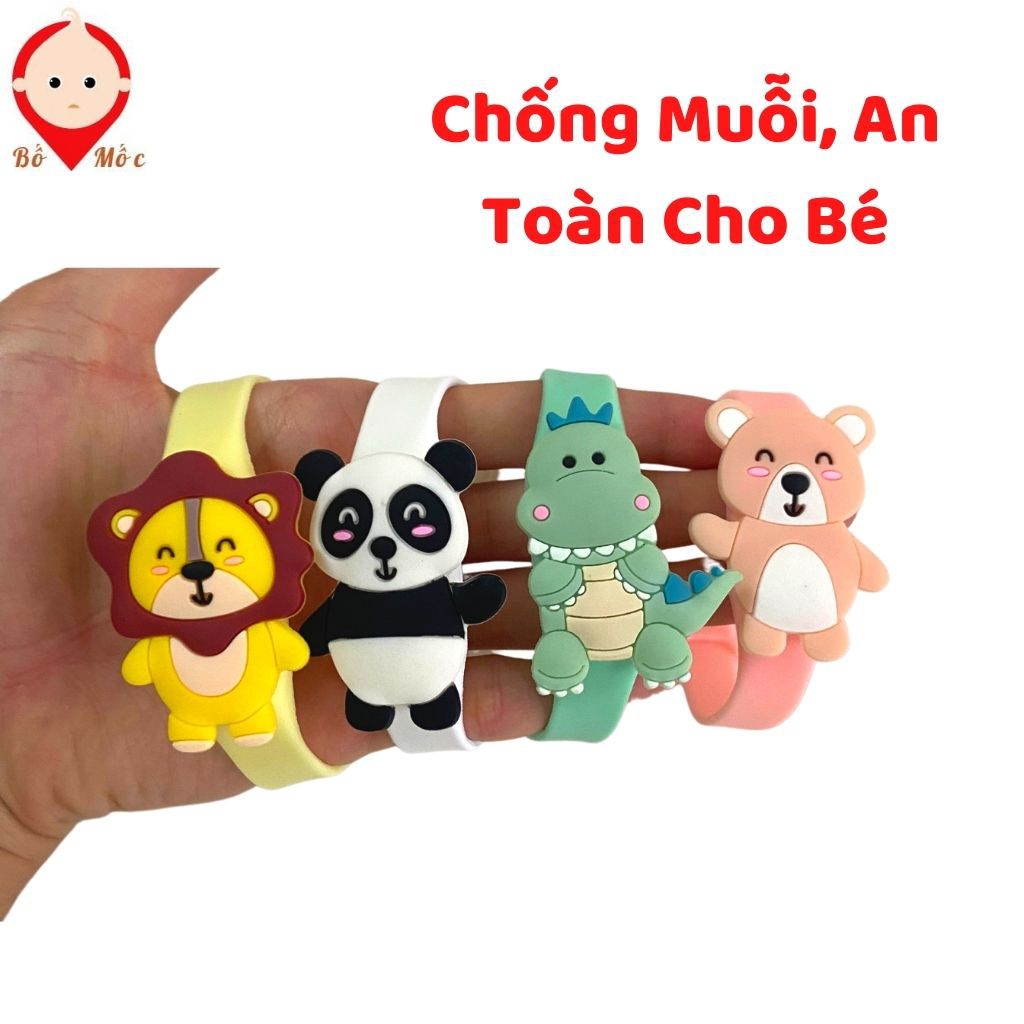 Đồng Hồ Đuổi Muỗi Có Hình Siêu Dễ Thương Cho Bé - Shop Bố Mốc